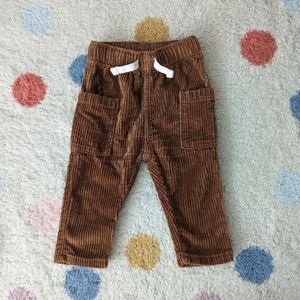 Little Co. brown corduroy pants size 9m